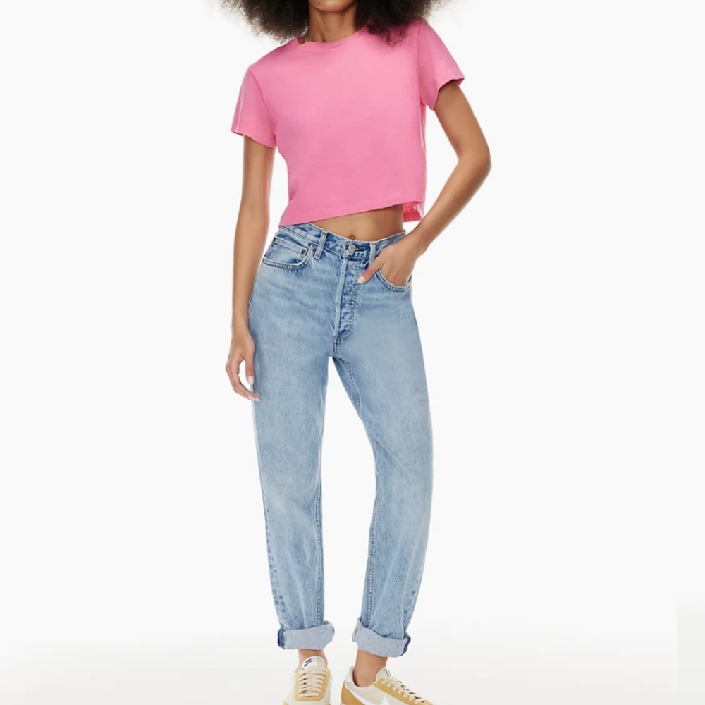 Aritzia Denim Forum The Boyfriend High Rise Loose Jeans 28L